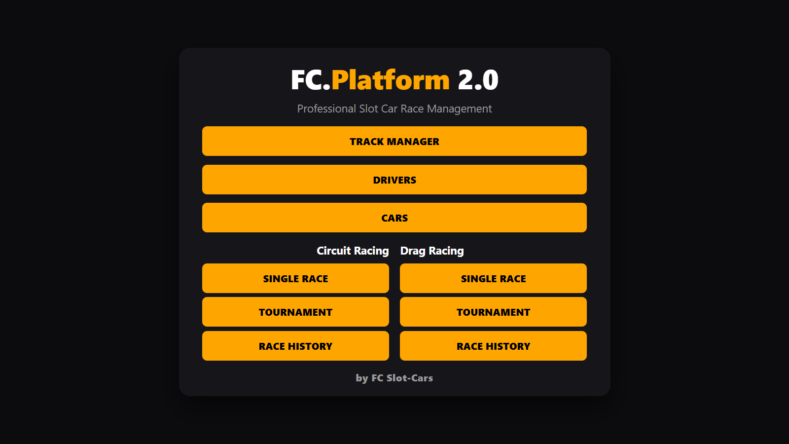FC.Platform 2.0 – Professional Race Management Software
