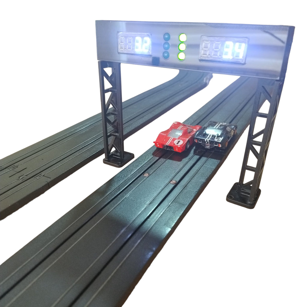 Slot Car Drag Racing System – Sportsman Tree, Dual Lane. ET.
