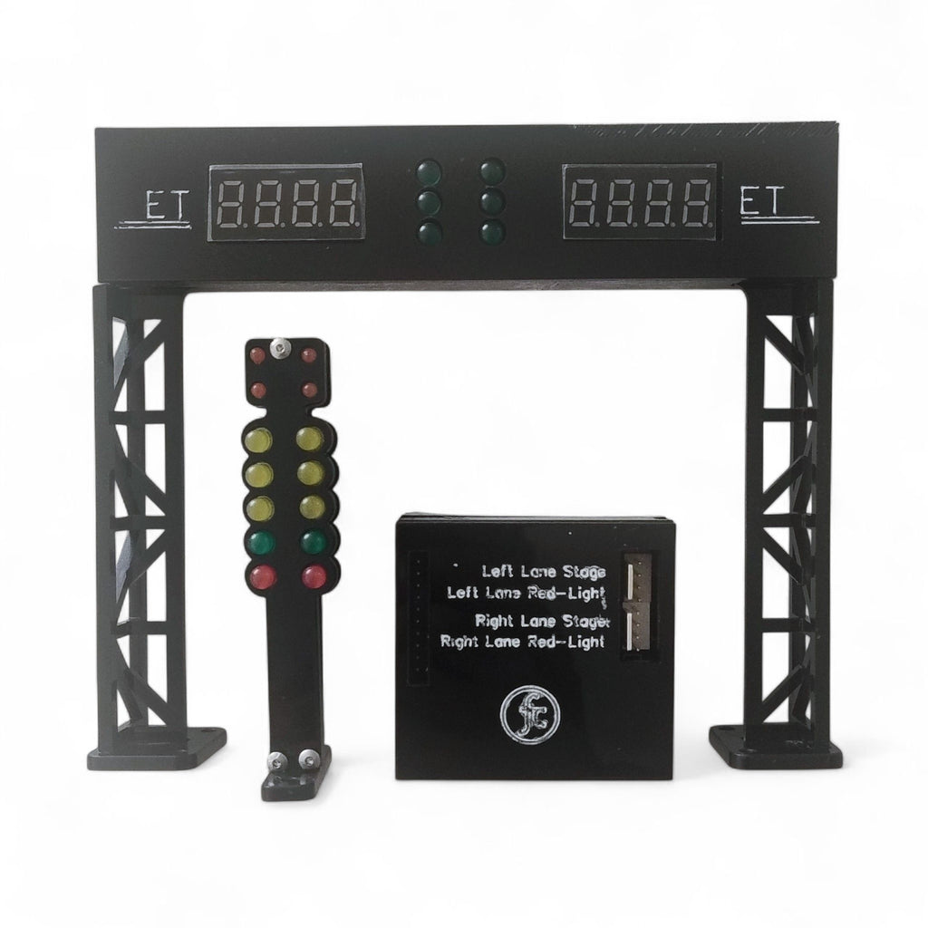 Slot Car Drag Racing System – Sportsman Tree, Dual Lane. ET.