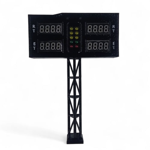 Slot Car Drag Racing Timing System – Dual Lane, Reaction & Elapsed Timer (Pro Tree)