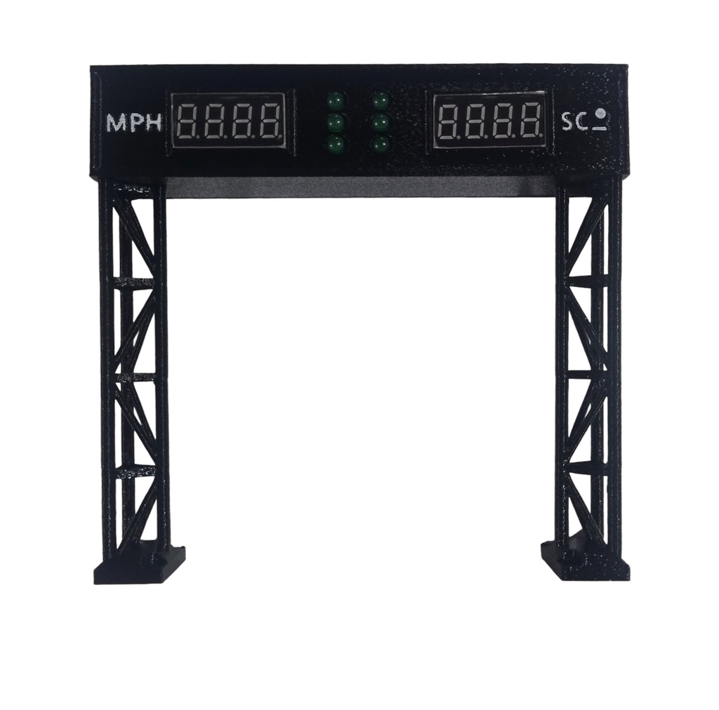 Slot Car Speedometer – Dual Lane Speed Measurement System (All Scales)