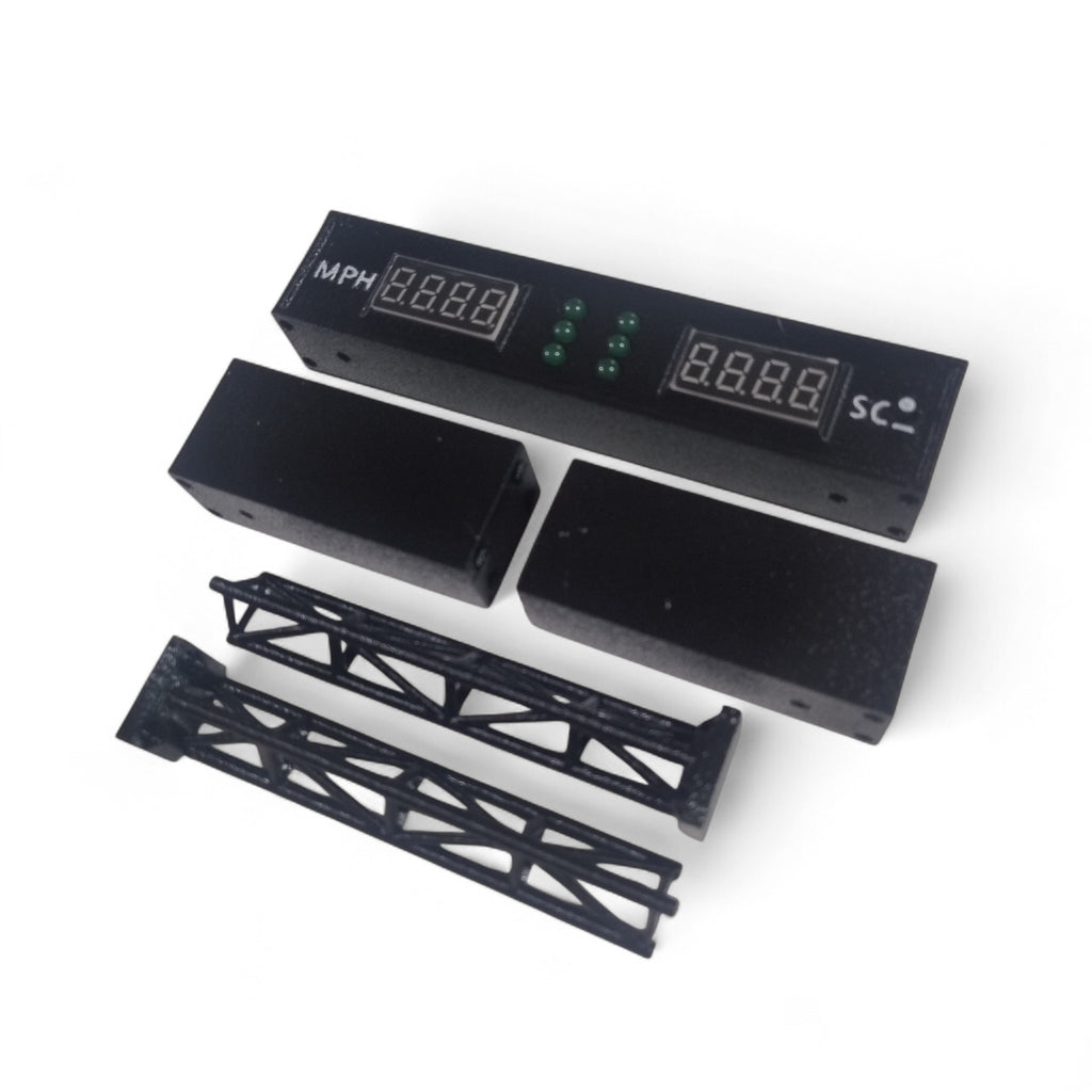 Slot Car Speedometer – Dual Lane Speed Measurement System (All Scales)