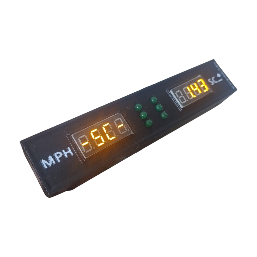 Slot Car Speedometer – Dual Lane Speed Measurement System (All Scales)