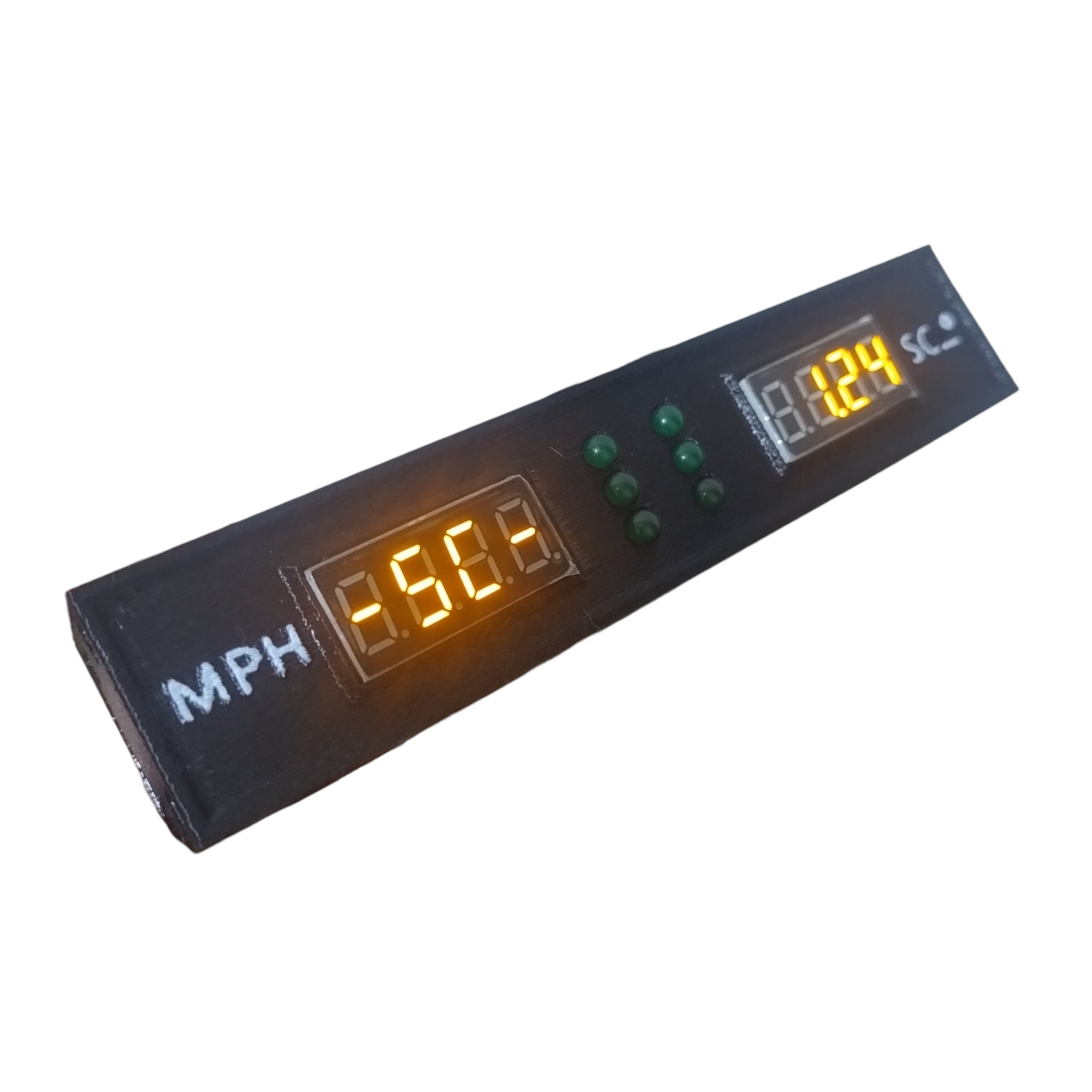 Slot Car Speedometer – Dual Lane Speed Measurement System (All Scales)
