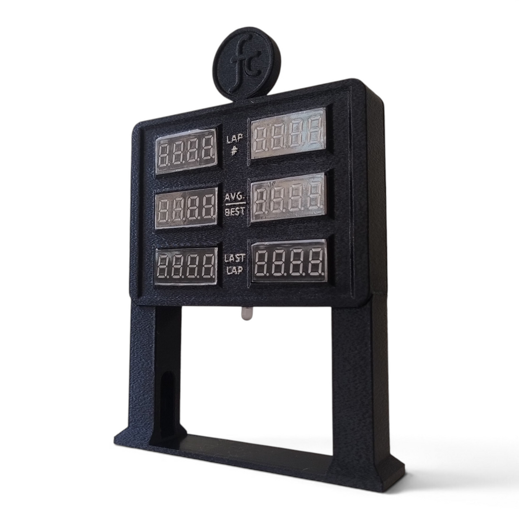 FC.Duo-HO: HO Slot Car Lap Counter & Timer – Dual Lane, Plug & Play Racing System