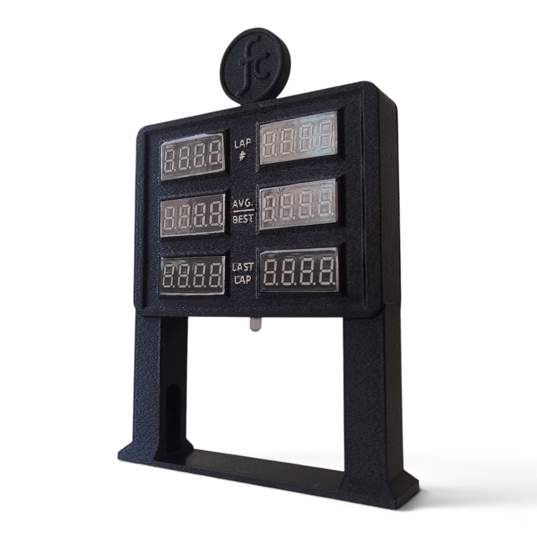 FC.Duo-HO: HO Slot Car Lap Counter & Timer – Dual Lane, Plug & Play Racing System